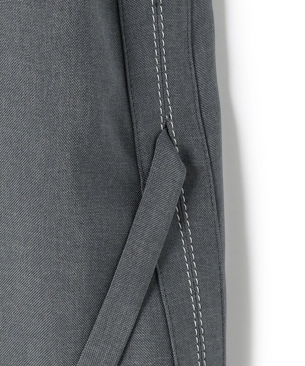 ICB L 【WEB＆一部店舗限定】 SerikaWorsted ノーカラーロングジレ ミディアムグレー