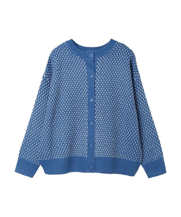 Green Parks ・ＳＵＧＡＲ　ＳＰＯＯＮ　２ｗａｙニットカーディガン Blue