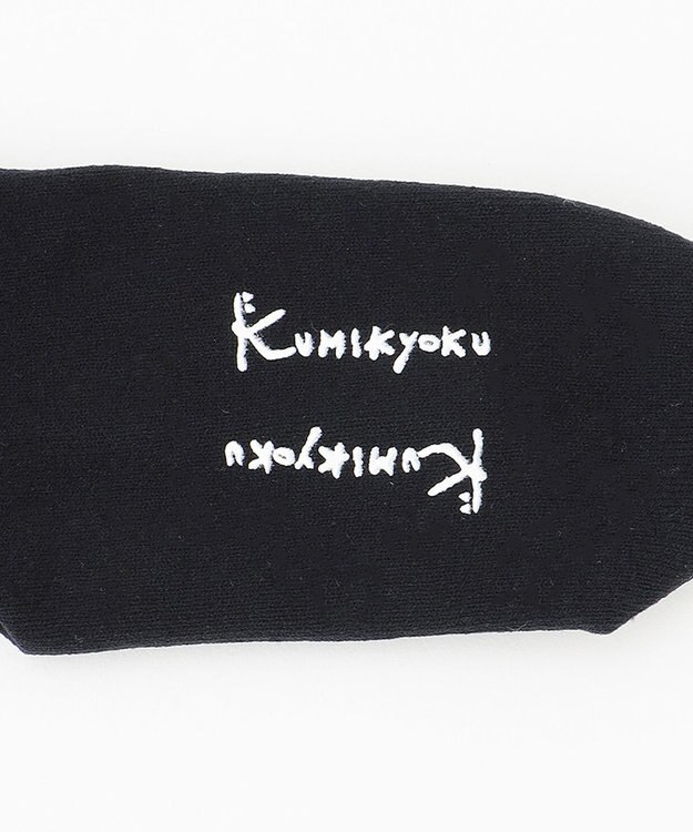 組曲 KIDS 【100~160cm】リボン柄 ナイロンタイツ ブラック系