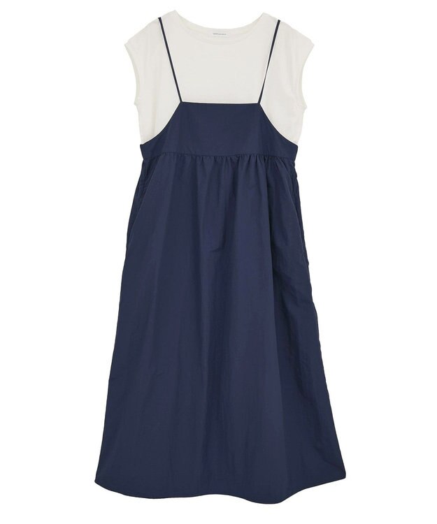 AMERICAN HOLIC 【2点SET】Tシャツ+キャミワンピース Black