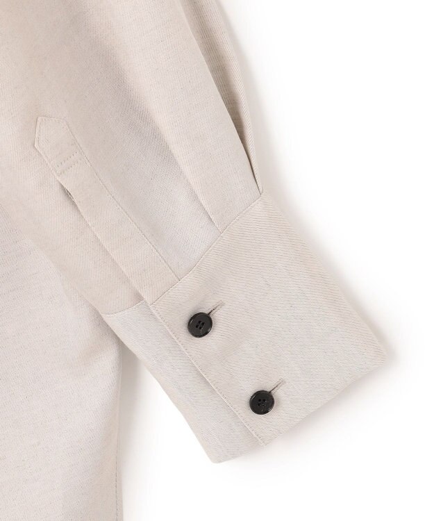 uncrave リヨセルライトリネン BIGシャツ フラックス