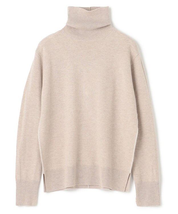 BEIGE， RIGNY / タートルネックニット Taupe× Off Line