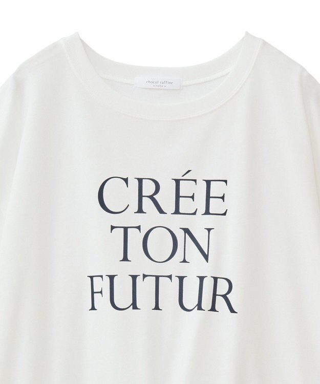 Green Parks ウエストドロストドッキングロゴプルオーバー Gray Mixture