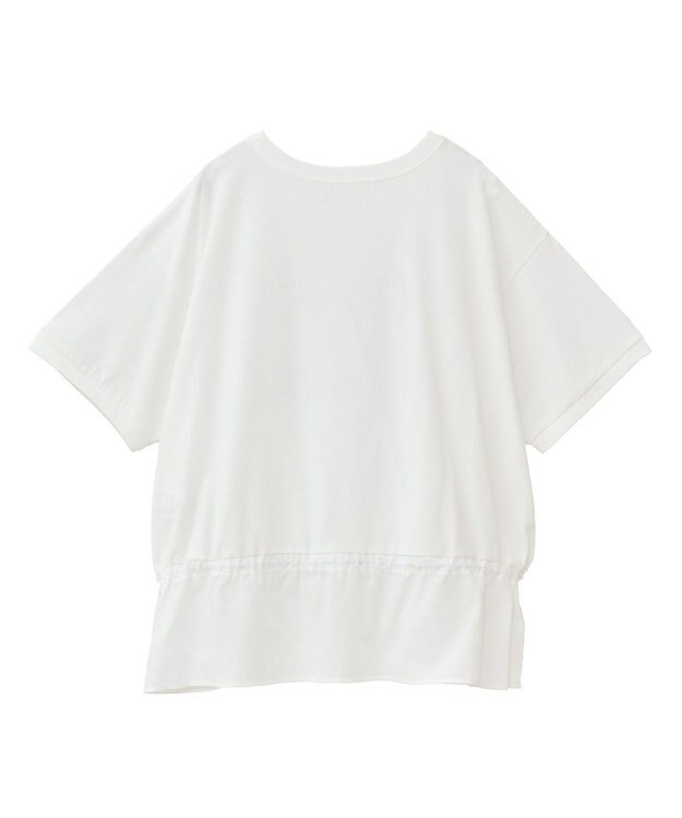 Green Parks ウエストドロストドッキングロゴプルオーバー Gray Mixture