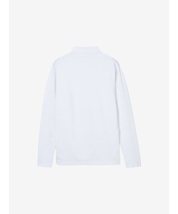 HELLY HANSEN ロングスリーブフルジップラッシュガード クリアホワイト