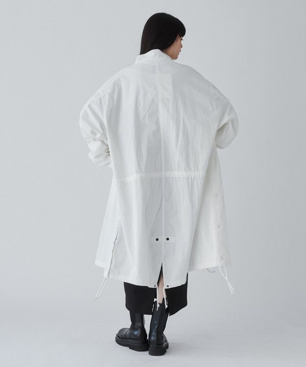 WEGO 【ユニセックス着用ITEM】サイドスリットモッズコート ホワイト