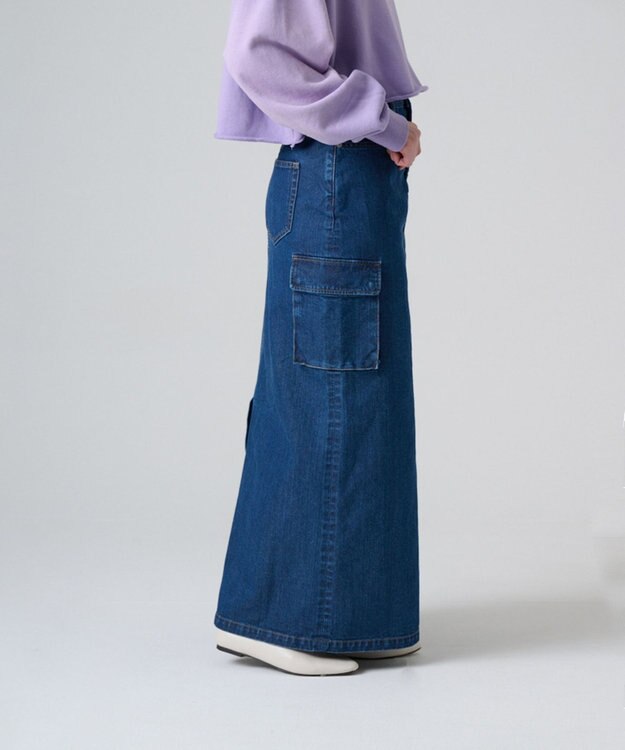 Ripo trenta anni DENIM CARGO SK デニムスカート INDIGO