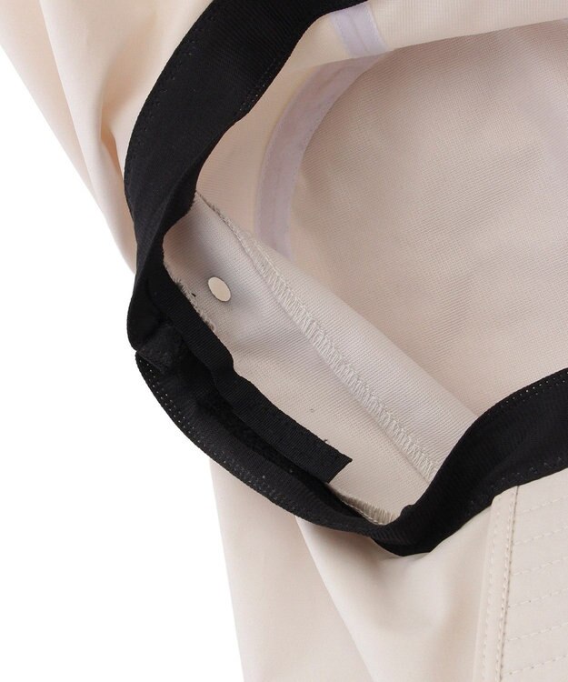 MOONBAT 【遮光100％/遮熱/UVカット】PAUL&JOE ACCESSOIRES(ポール&ジョー）後ろ垂れ 広つばハット 帽子 サイズ調整可能 手洗い可能 オフホワイト