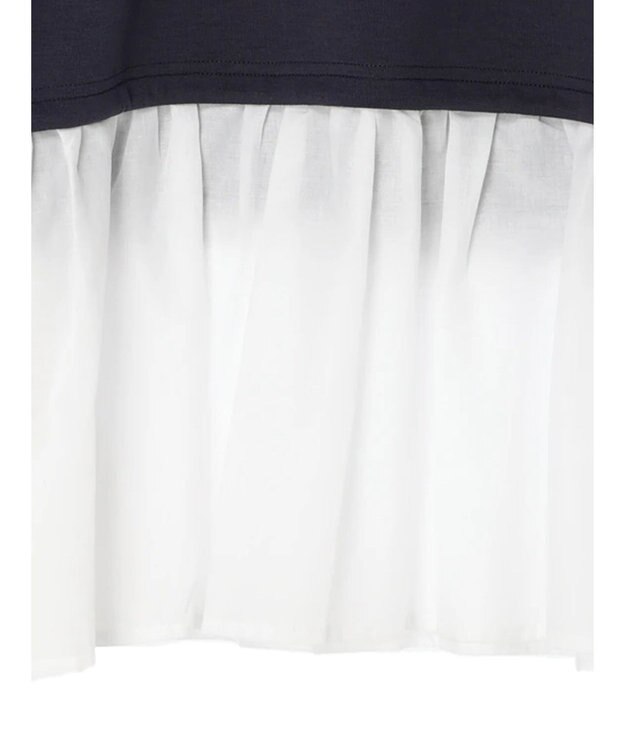 earth music&ecology ダンボールレイヤードチュニック Dark Gray