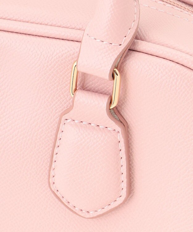 ANY SIS 【2WAY】チャーム付きスクエア ボストンバッグ ピンク