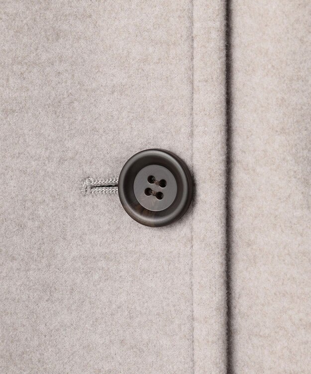 ANY L スタンドコクーンコート グレージュ