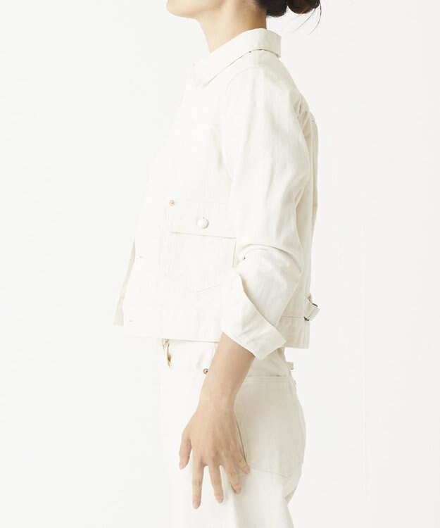 caqu modern jacket type 2nd. デニムジャケット ecru