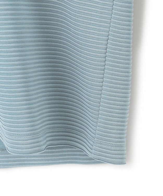 JOSEPH HOMME タックリップルジャージー　クルーネックカットソー スカイブルー系