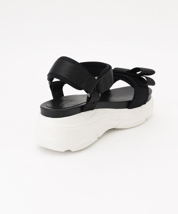 TOCCA RIBBON KNOT SPORTS SANDALS サンダル ブラック系