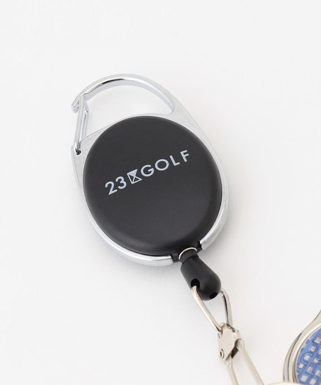 23区GOLF 【UNISEX】オリジナルギンガムチェック ボールクリーナー スカイブルー系3