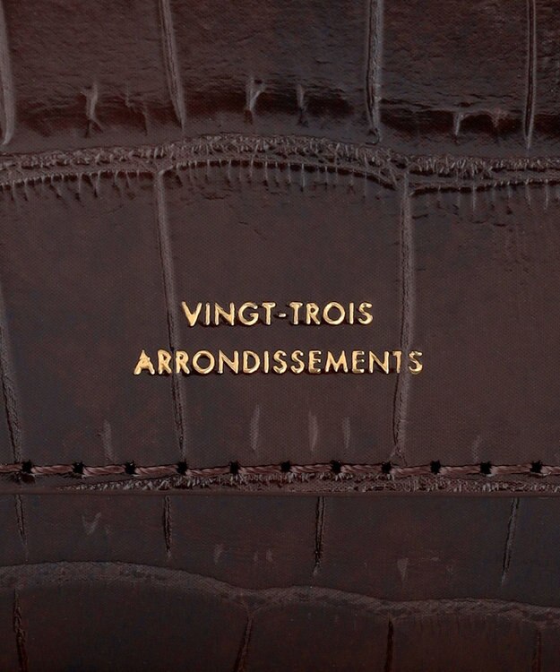 23区 【VERY掲載】エンボス ミニ ショルダーバッグ ダークブラウン系