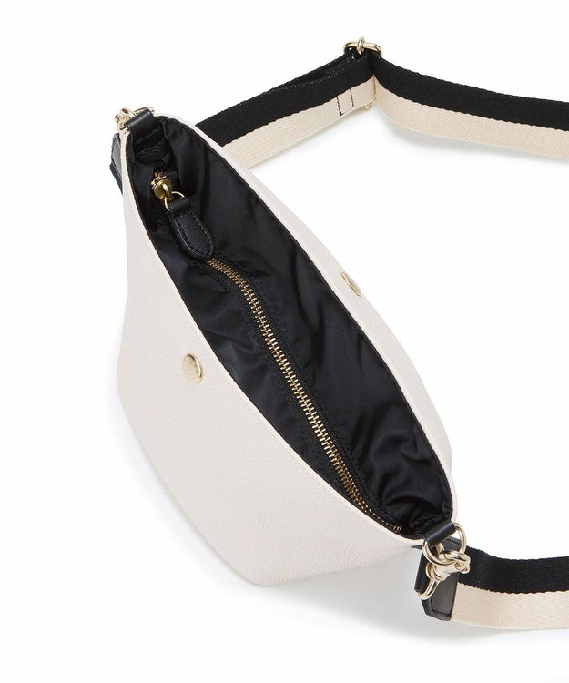 TOPKAPI 【Breath TOPKAPI】SCOTCH GRAIN スコッチグレイン プレーン 2トーンテープ ショルダー バッグ クリーム