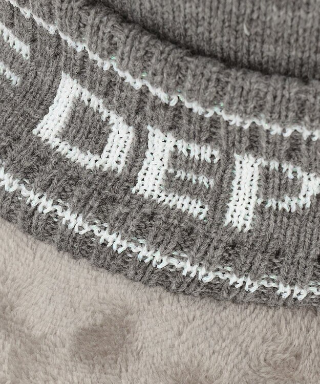 23区GOLF 【WOMEN】つば付き ニット帽 ライトグレー系