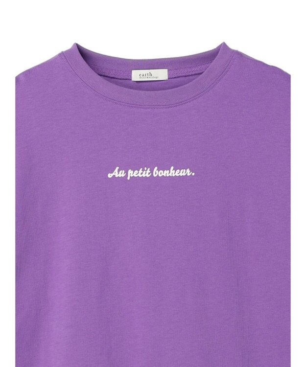 earth music&ecology Ａｕ　ｐｅｔｉｔ　ｂｏｎｈｅｕｒ　ロンＴ Purple