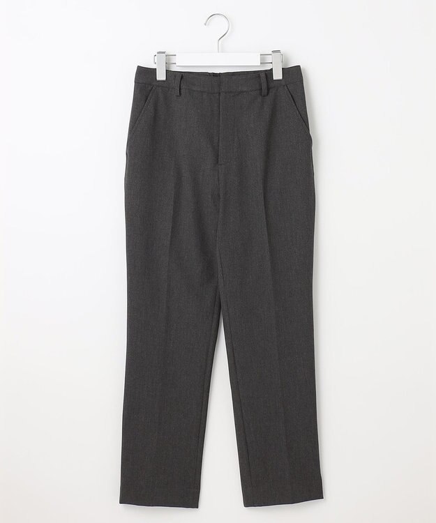J.PRESS LADIES L 【WEB限定カラーあり・洗える】T/Rアルガンシルク テーパード パンツ グレー系