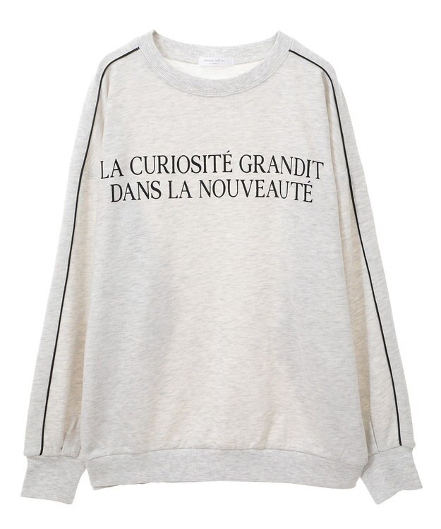 Green Parks 袖パイピングロゴチュニック Blue