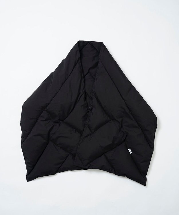 KWD 【日本製/UNISEX】DOWN SHAWL ポーランドホワイトグースダウンショール ブラック