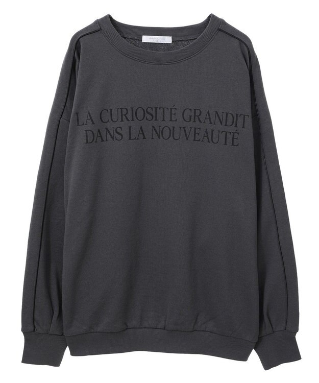 Green Parks 袖パイピングロゴチュニック Blue