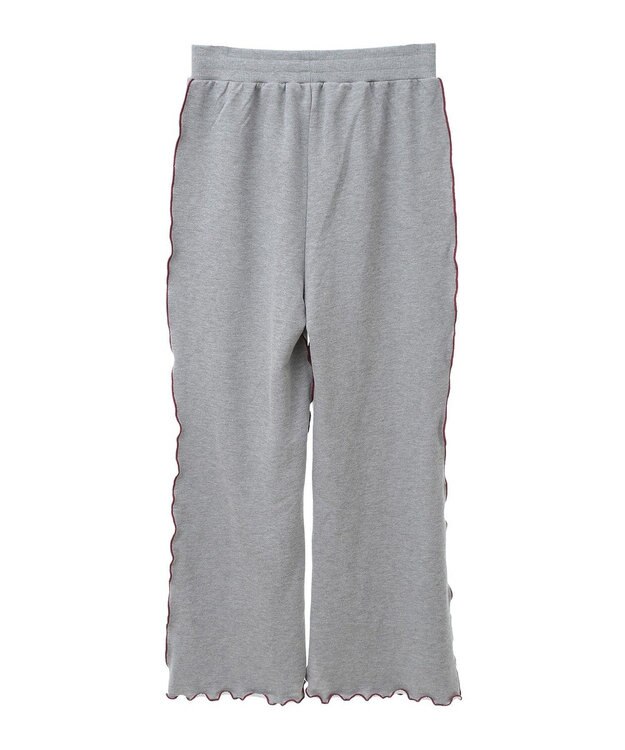 CRAFT STANDARD BOUTIQUE 配色メローパンツ Gray Mixture