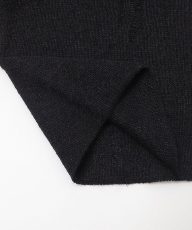 WEGO ダブルガーゼダメージプルオーバー ブラック