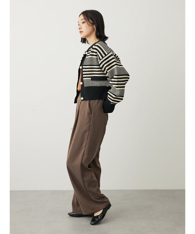 Green Parks ・ＥＬＥＮＣＡＲＥ　ＤＵＥ　ワイドパンツ Brown