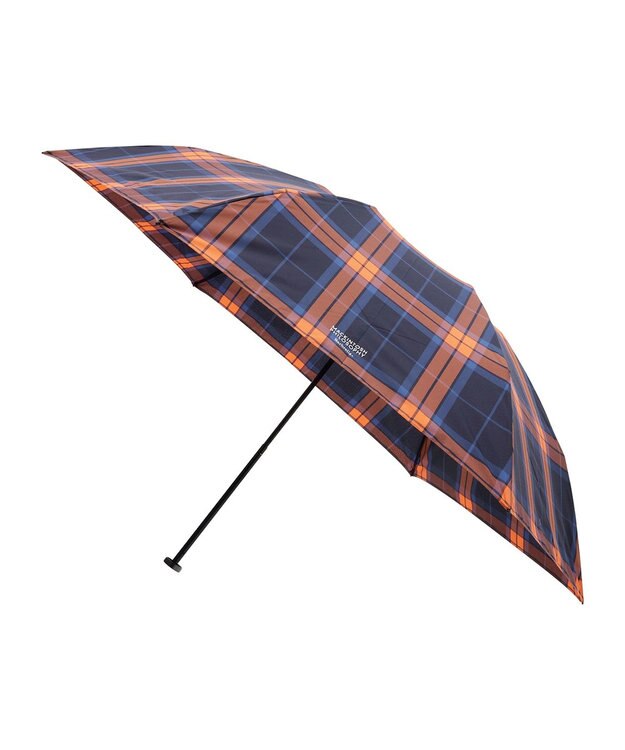 MOONBAT 【超軽量】マッキントッシュ フィロソフィー 折りたたみ傘 Barbrella チェック 55cm UV オレンジ