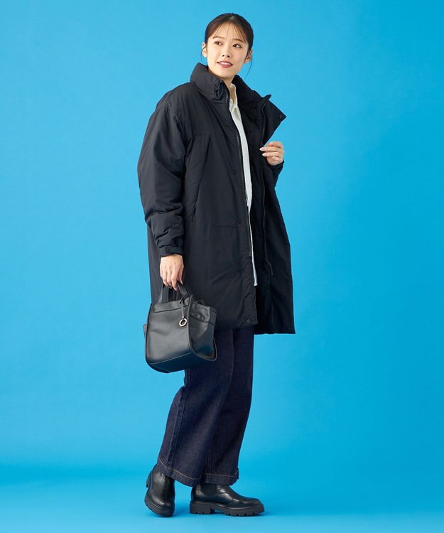 SHARE PARK LADIES 【UNISEX】蓄熱中綿モンスターロングコート（S・Mサイズ） ブラック