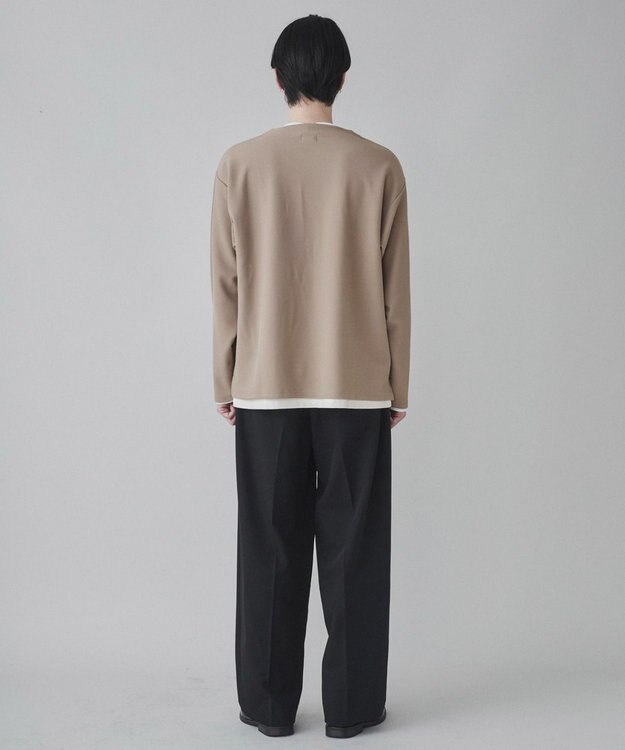 WEGO 【2点SET】アンサンブルキーネックプルオーバー ベージュ