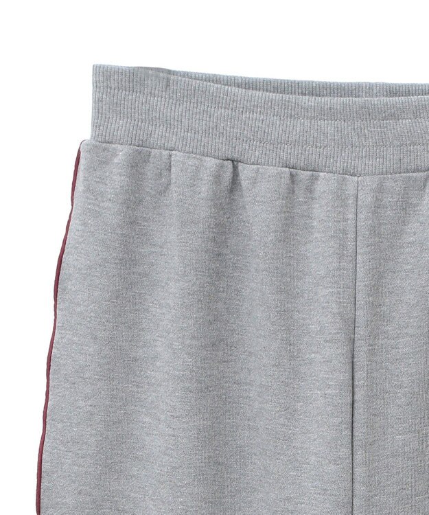 CRAFT STANDARD BOUTIQUE 配色メローパンツ Gray Mixture