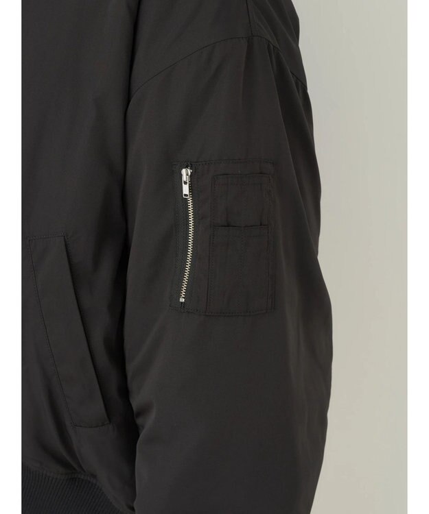 earth music&ecology リバーシブルＭＡー１ Black