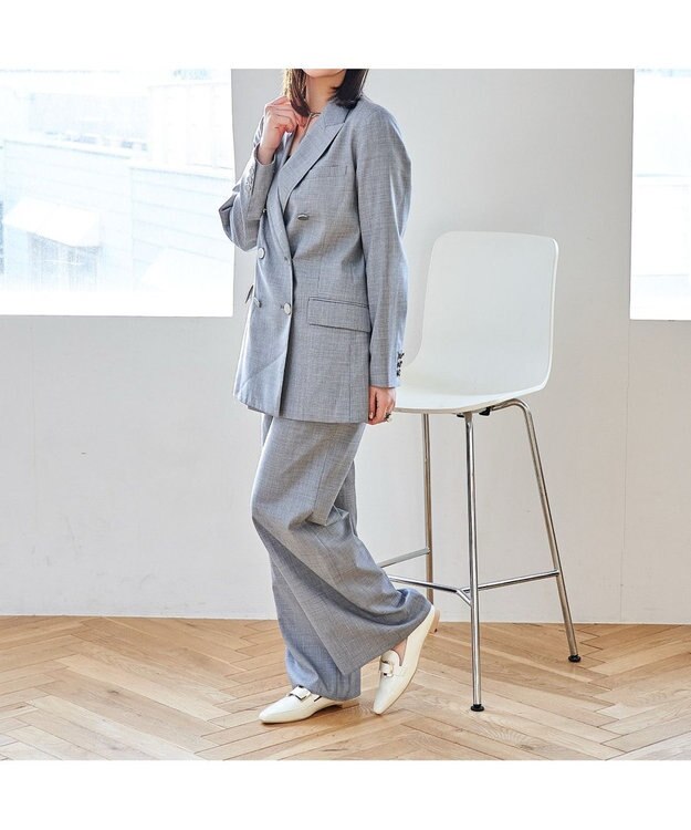 MODE ET JACOMO <carino>【レイン対応】バックルローファー ホワイト