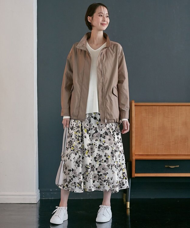 自由区 【XSサイズ～/2WAY/撥水加工】リバーメモリー マウンテンパーカー ブラウン系