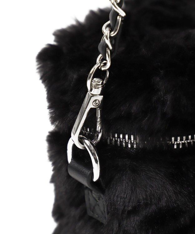 WEGO ファーバニティショルダー ブラック