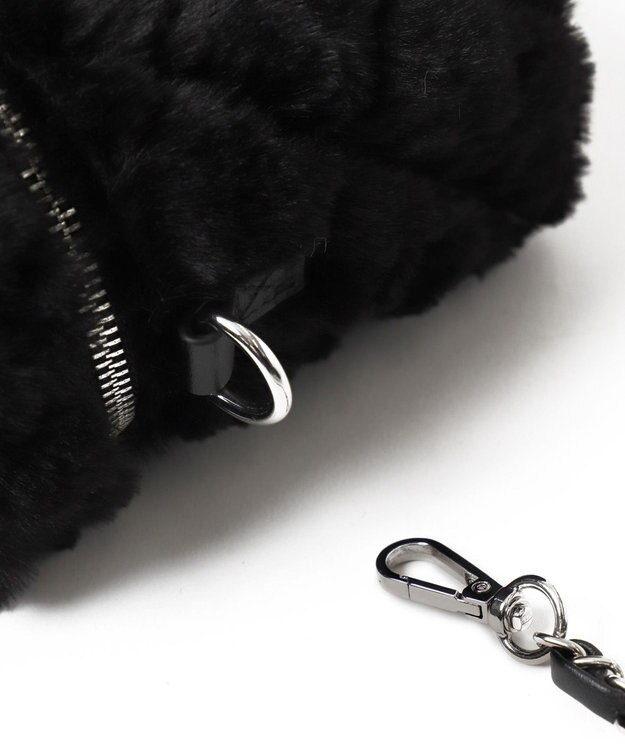 WEGO ファーバニティショルダー ブラック