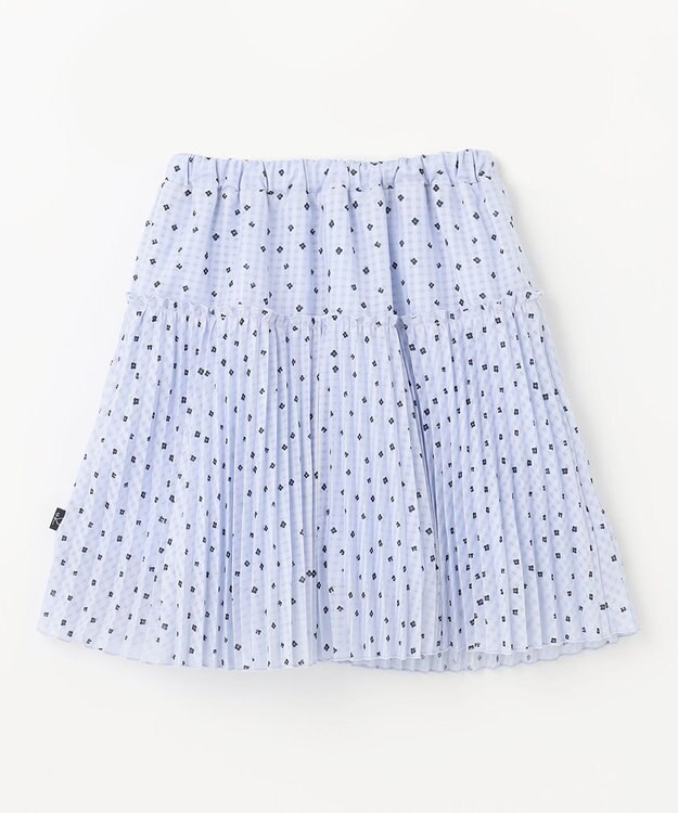 組曲 KIDS 【110-140cm】Tiny Flower スカート ミストブルー系5