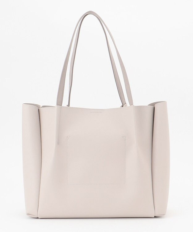 ANY SIS 【A4サイズ対応】ベルトタックポイント トートバッグ ライトベージュ