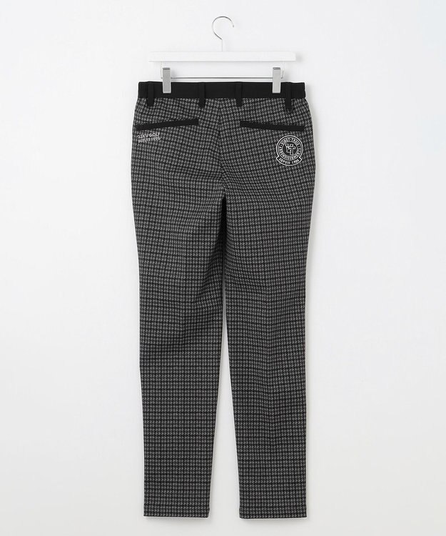 23区GOLF 【MEN】ガンクラブチェックプリントパンツ ブラック系3