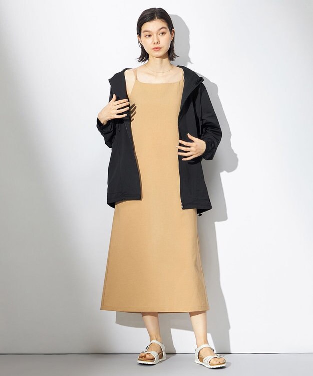 HELLY HANSEN ショートスリーブマリンリゾートワンピース サンライズベージュ