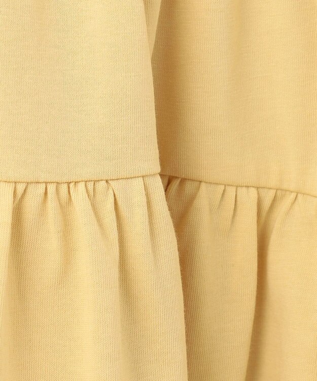 Feroux 【UVケア】ティアードチュニック Tシャツ ライトイエロー系