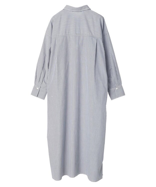 Green Parks アソートシャツワンピース Stripe Navy