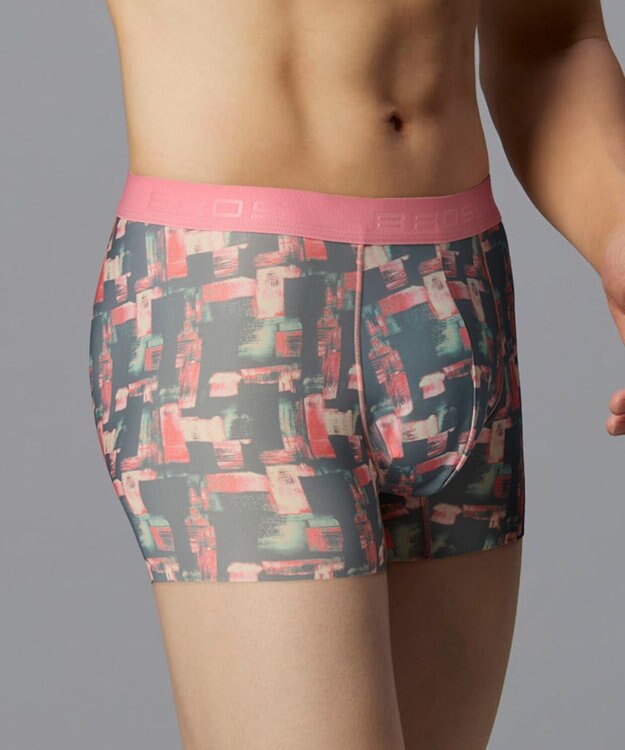 WACOAL MEN 【キモチイイパンツ】 ボクサーパンツ 動きにフィット フロント快適グラマラス 吸汗速乾 上質なフィット感 肌あたり軽減設計 前閉じ 下着 メンズ GT3371 /ブロス バイ ワコールメン ピンク