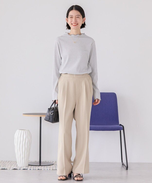 AMERICAN HOLIC 針抜きテレコカットプルオーバー Gray