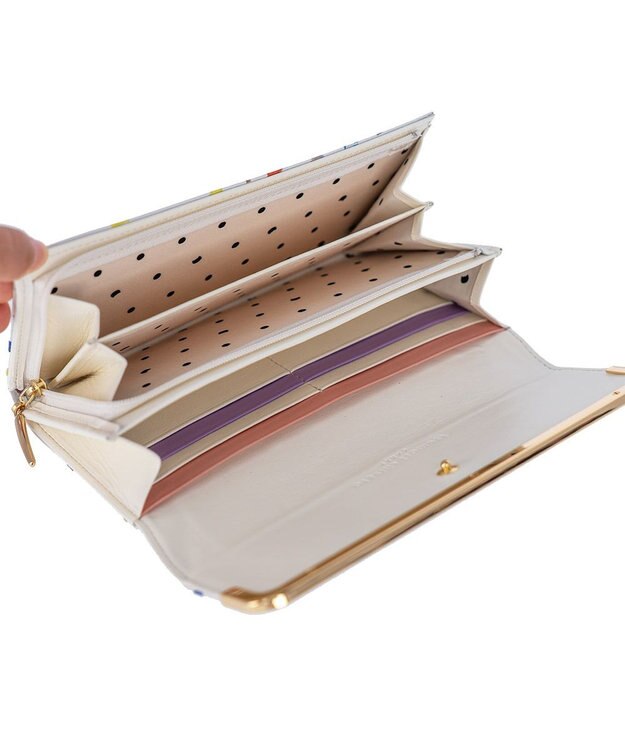 tsumori chisato CARRY てんてん かぶせ 長財布 ホワイト