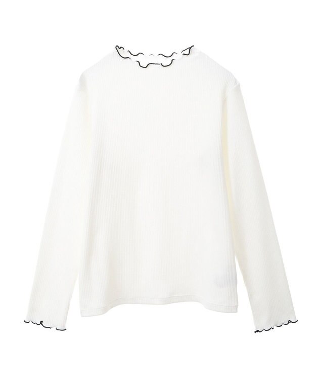 AMERICAN HOLIC 針抜きテレコカットプルオーバー Ivory