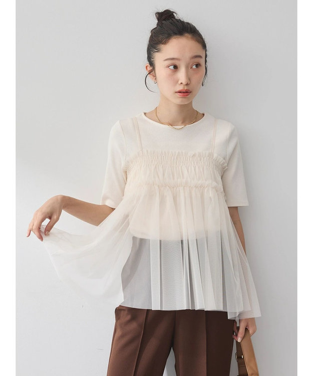 ラベルエチュード ビスチェ チュールビスチェ パープル LA BELLE ETUDE